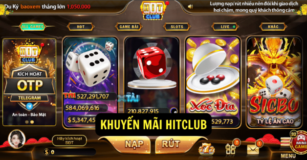 Cập nhật khuyến mãi Hit club mới nhất cho người chơi